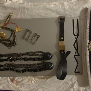 MAC Cosmetics employee jewelry and shirts